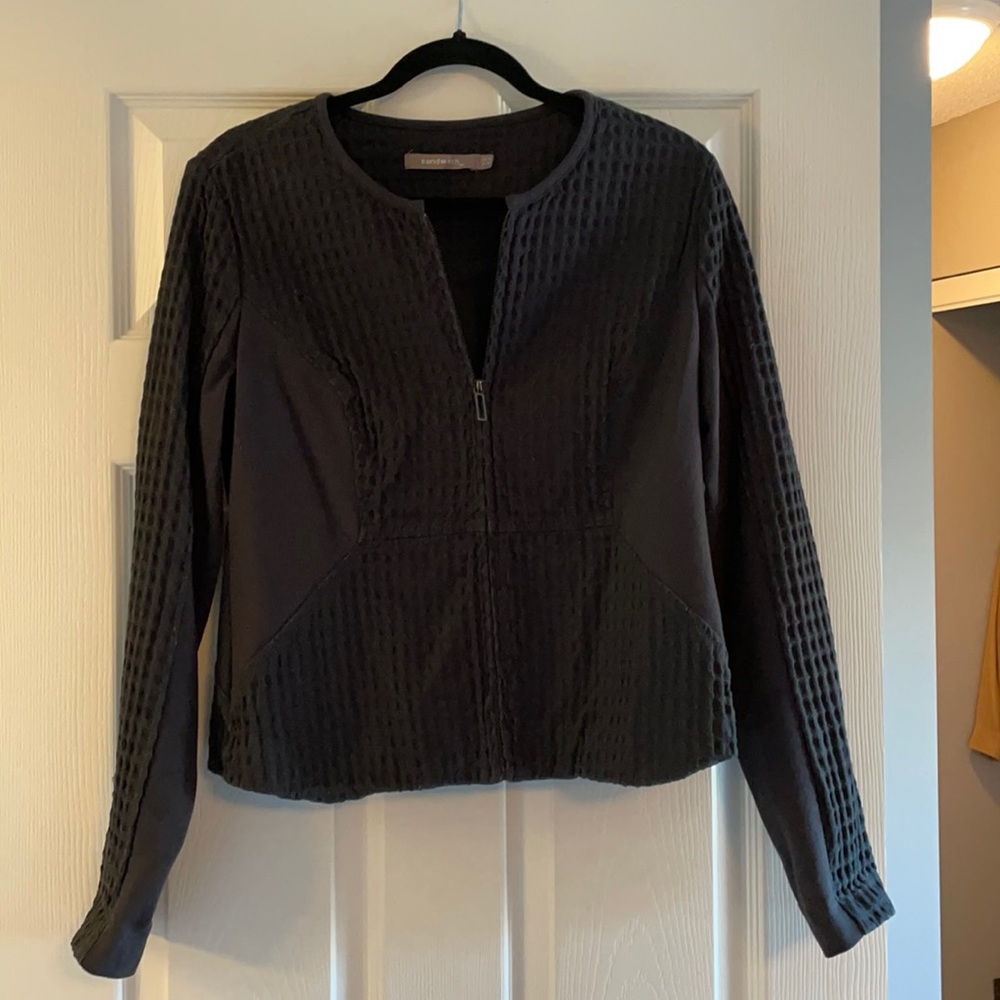 Sandwich Jacket Black Size EU 40